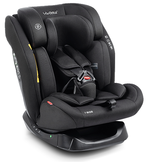 Silla de coche Eder i-Belt color negro | Vivitta