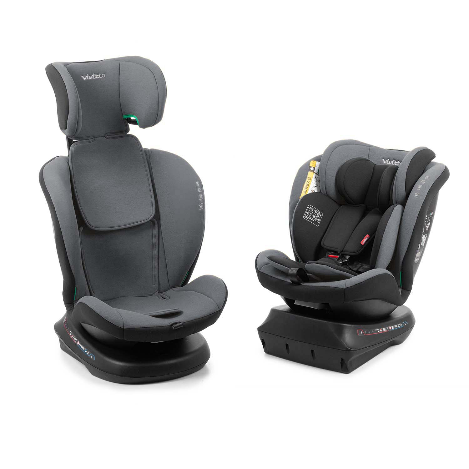 Silla de coche Sanna i-Belt es una silla evolutiva que se adapta a cada etapa del crecimiento del niño.