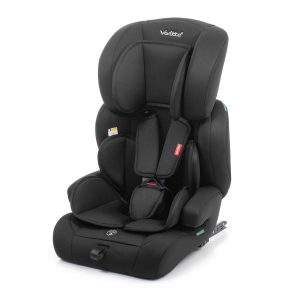 Silla de coche Ame i-fix 76-150 cm de color negro con isofix.